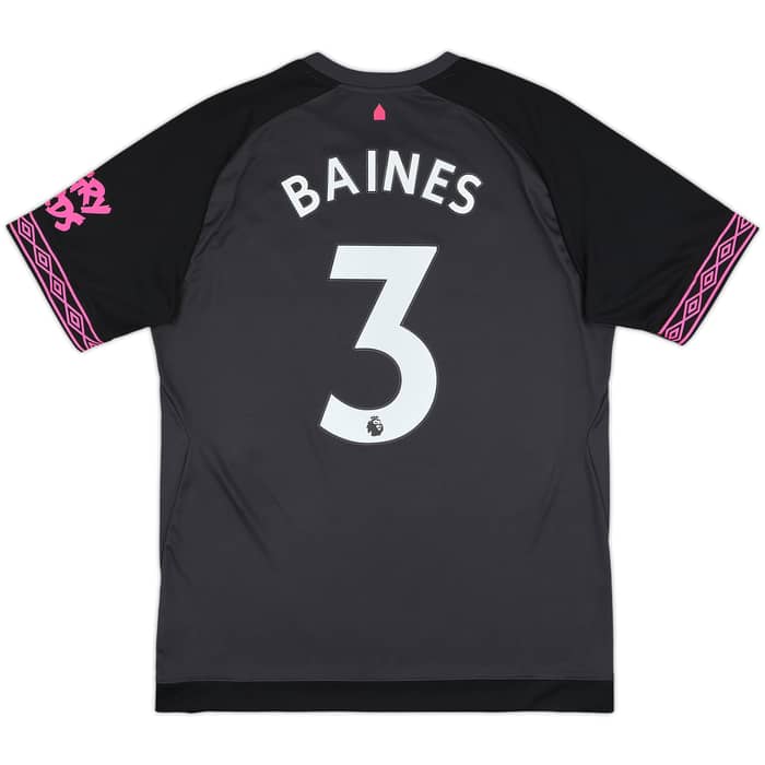 2018-19 Everton Away Shirt Baines #3 - 9/10 - (L)