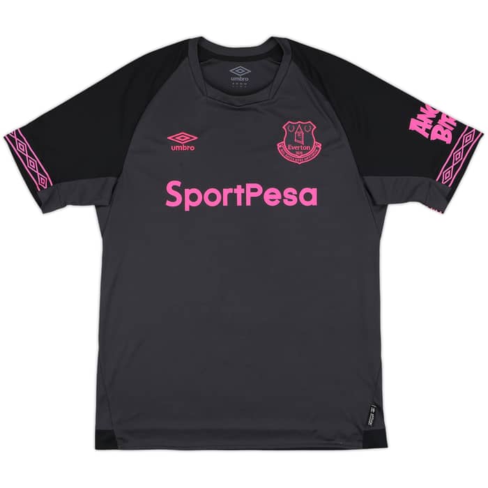 2018-19 Everton Away Shirt Baines #3 - 9/10 - (L)