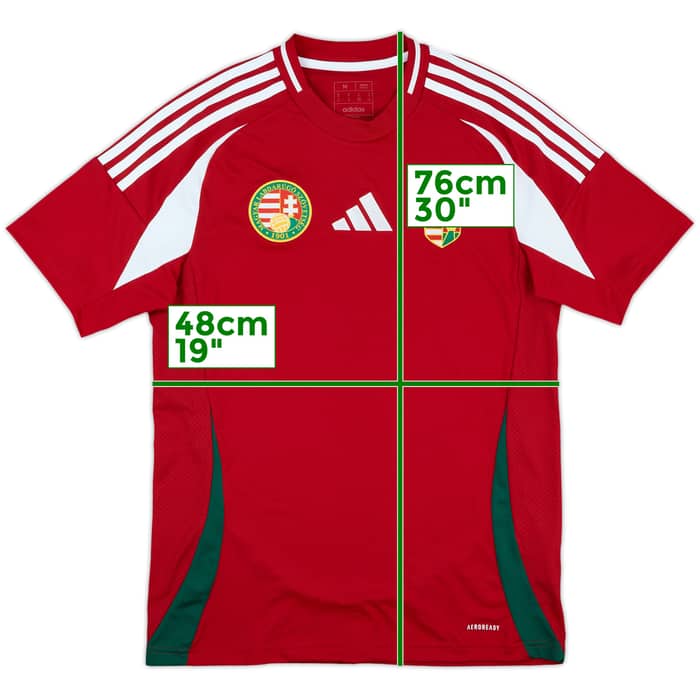2024-25 Hungary Home Shirt - 10/10 - (M)