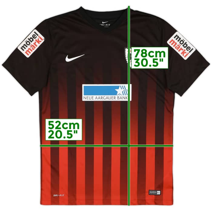 2016-17 FC Aarau Home Shirt - 8/10 - (L)
