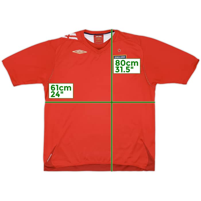 2006-08 England Away Shirt - 5/10 - (XXL)