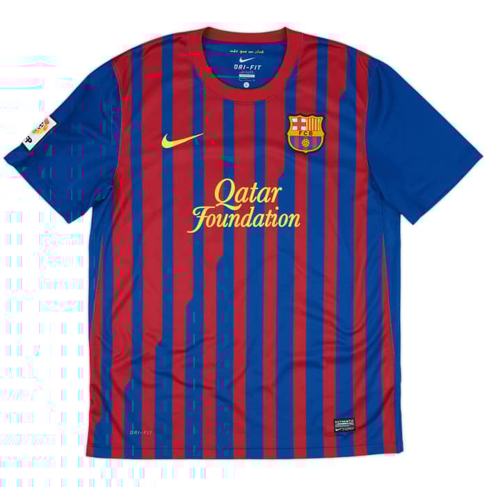 2011-12 Barcelona Home Shirt Fabregas #4 - 9/10 - (L)