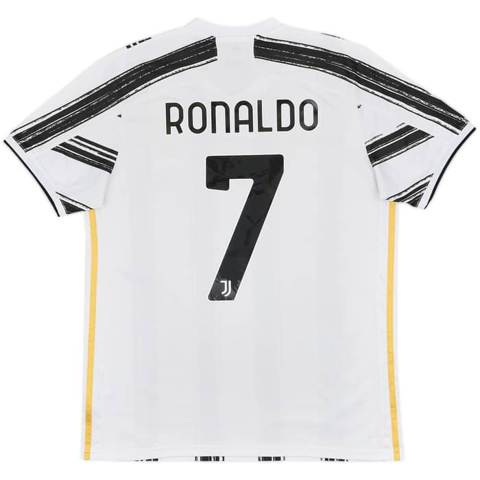 2020-21 Juventus Home Shirt Ronaldo #7 - 7/10 - (L)