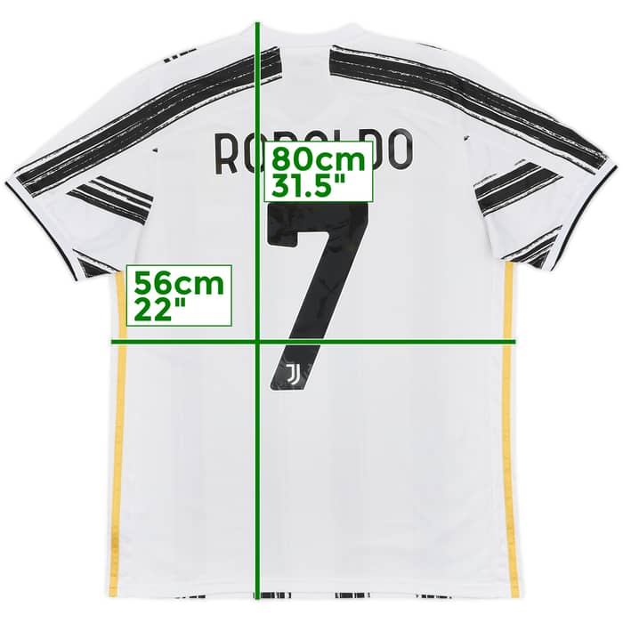 2020-21 Juventus Home Shirt Ronaldo #7 - 7/10 - (L)