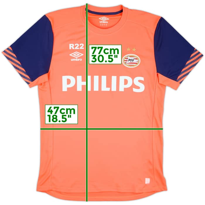 2015-16 PSV Umbro Reserves Player Issue Training Shirt #22 - 8/10 - (M)