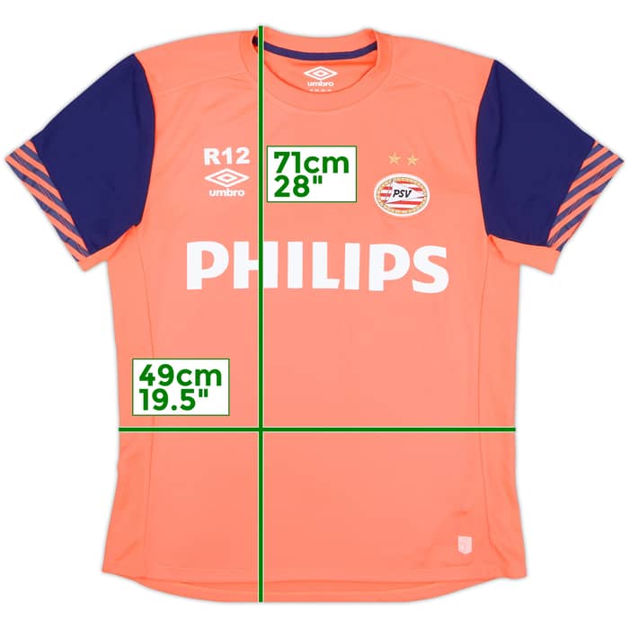 2015-16 PSV Reserves Player Issue Umbro Training Shirt #12 - 8/10 - (M)