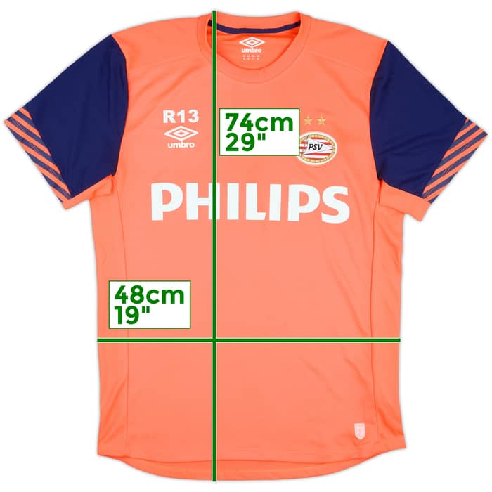 2015-16 PSV Umbro Reserves Player Issue Training Shirt #13 - 10/10 - (M)