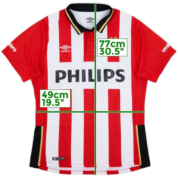 2015-16 PSV Home Shirt #3 - 8/10 - (Women's L)