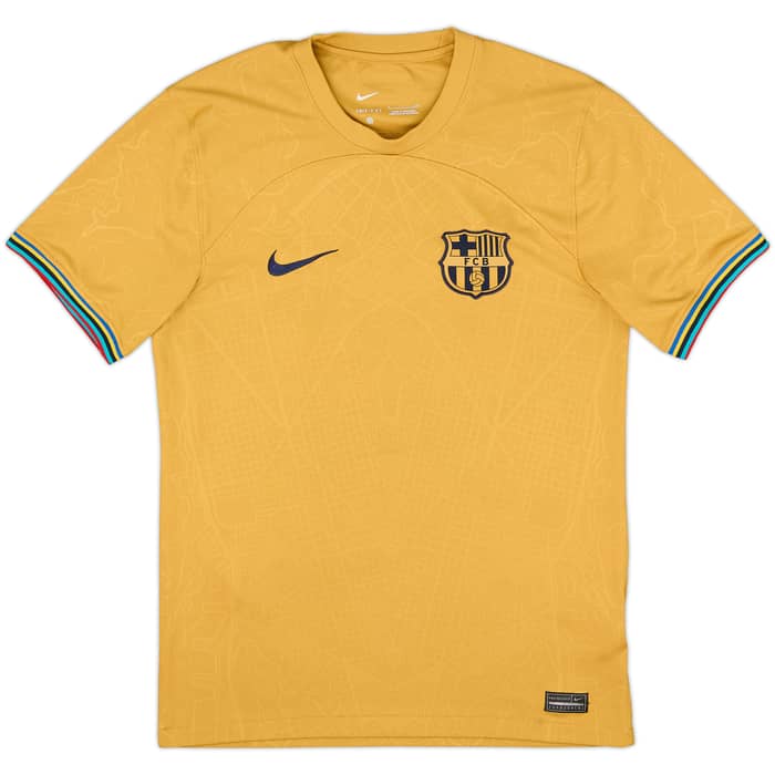 2022-23 Barcelona Away Shirt Lewandowski #9 - 9/10 - (S)