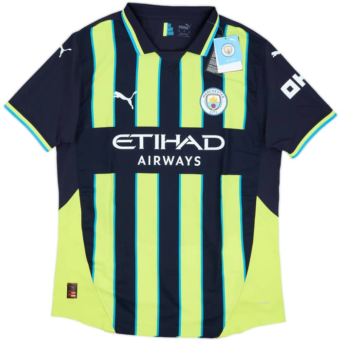 2024-25 Manchester City Authentic Away Shirt De Bruyne #17 (XXL)