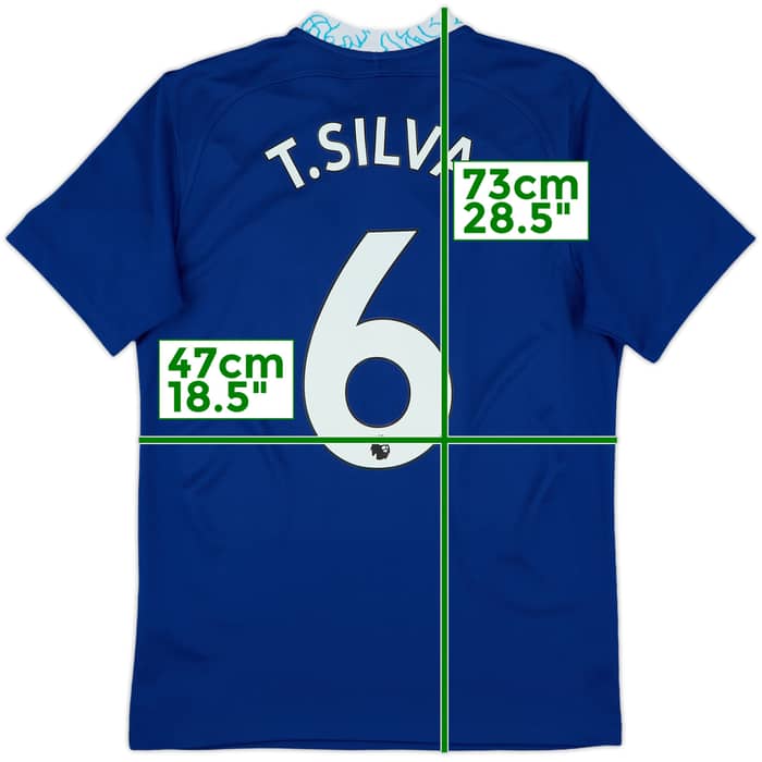2022-23 Chelsea Home Shirt T.Silva #6 - 9/10 - (S)