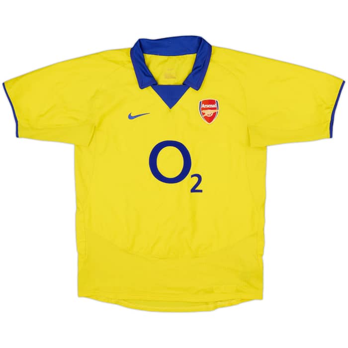2003-05 Arsenal Away Shirt Lauren #12 - 7/10 - (L.Boys)