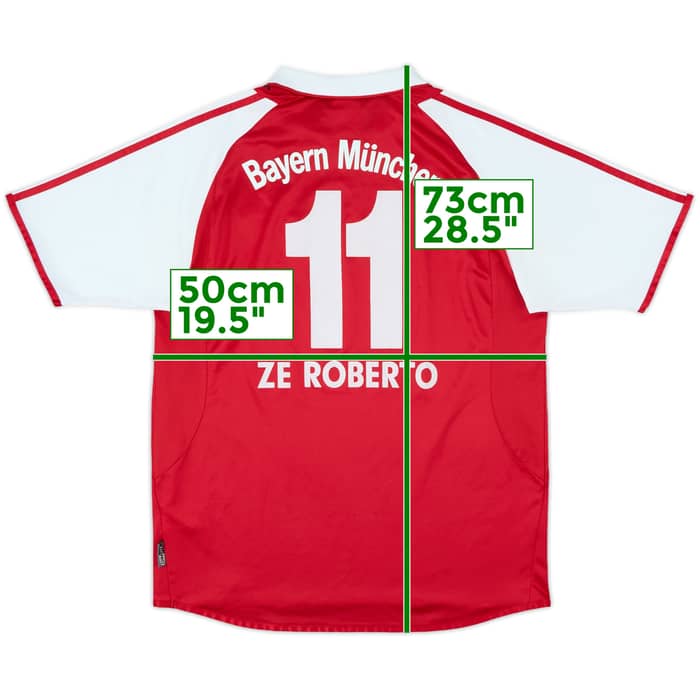 2003-04 Bayern Munich Home Shirt Ze Roberto #11 - 7/10 - (XL.Boys)