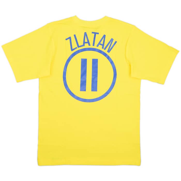 2004-05 Sweden Nike Cotton Tee Zlatan #11 (S)
