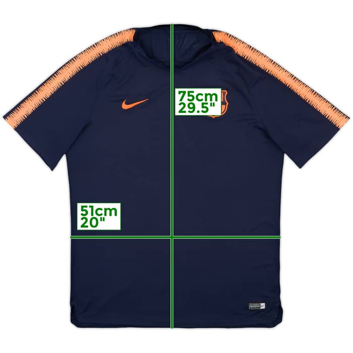 2018-19 Barcelona Nike Training Shirt - 4/10 - (XL)