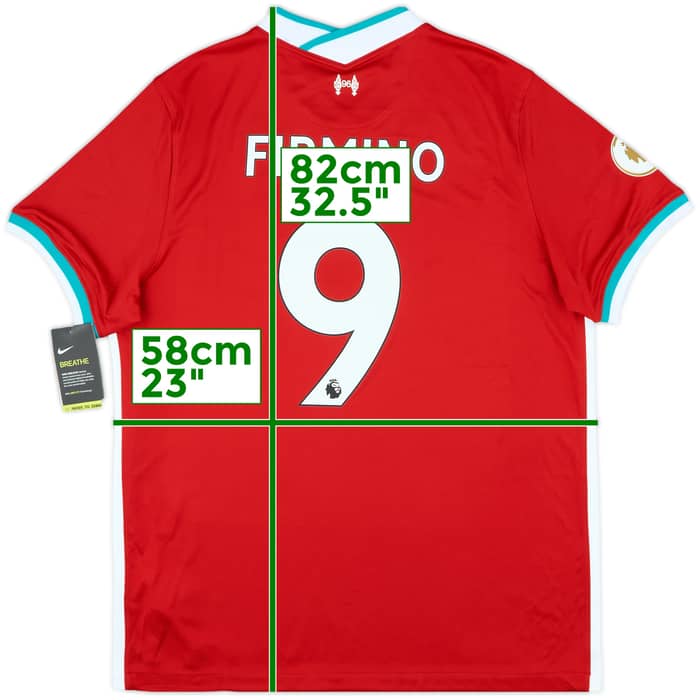 2020-21 Liverpool Home Shirt Firmino #9 (XL)