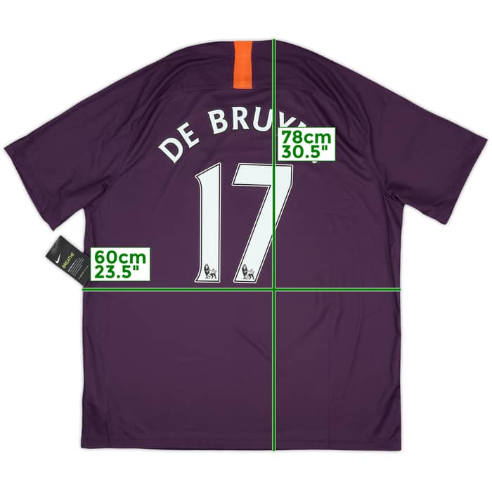 2018-19 Manchester City Third Shirt De Bruyne #17 (XL)