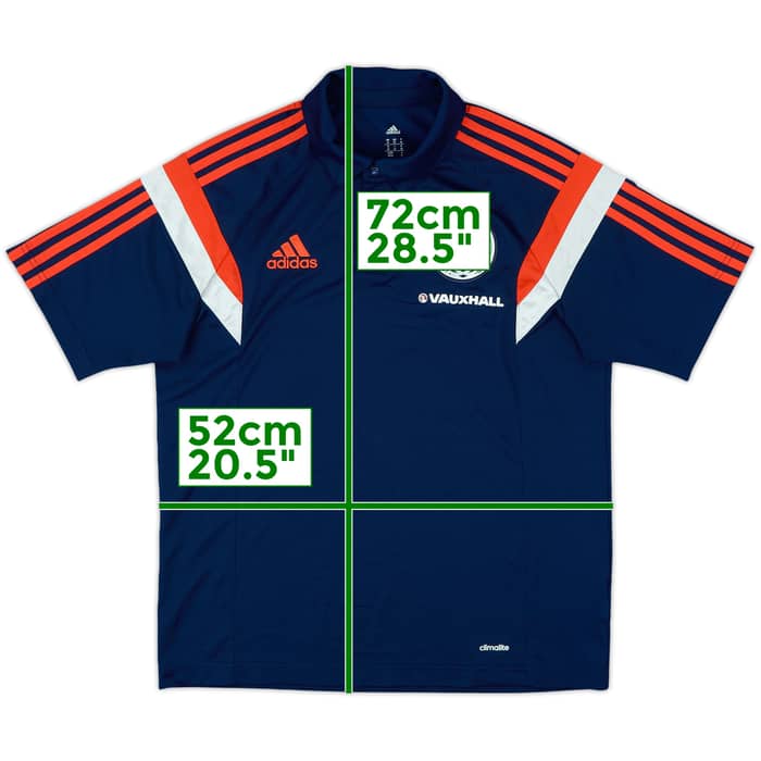 2014-15 Scotland adidas Polo Shirt - 9/10 - (M)