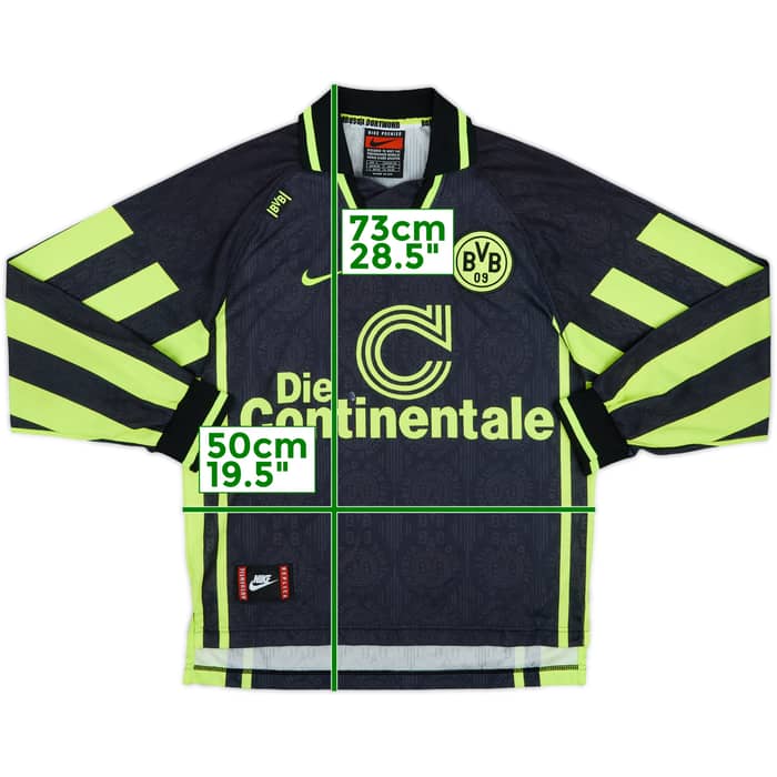 1996-97 Borussia Dortmund Away L/S Shirt - 8/10 - (S)