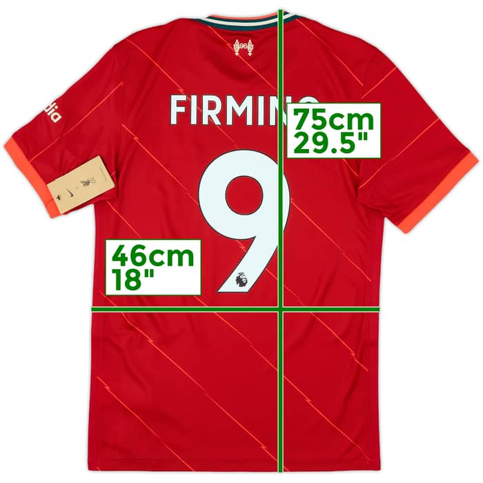 2021-22 Liverpool Home Shirt Firmino #9 (S)