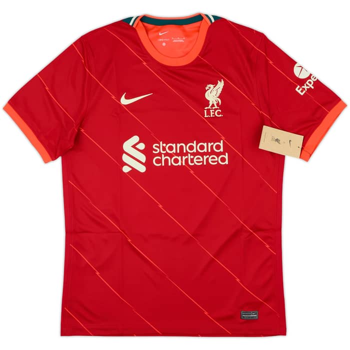 2021-22 Liverpool Home Shirt Virgil #4 (M)