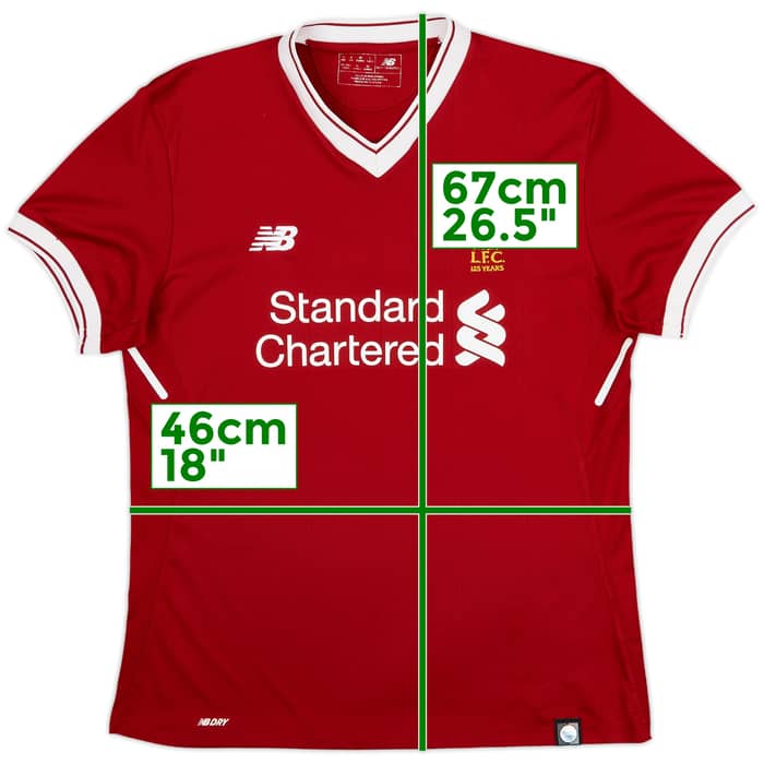 2017-18 Liverpool 125 Years Home Shirt - 7/10 - (Women's L)