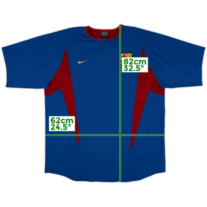 2002-03 Barcelona Nike Player Issue Training Shirt - 9/10 - (XL)