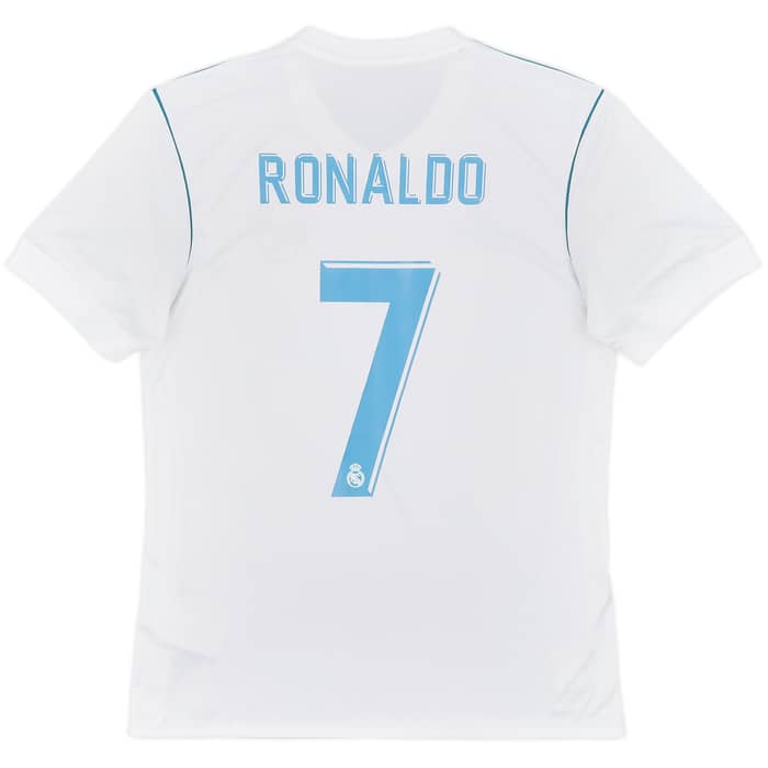 2017-18 Real Madrid Home Shirt Ronaldo #7 - 7/10 - (M)