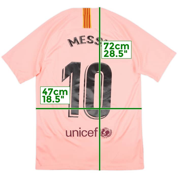 2018-19 Barcelona Third Shirt Messi #10 - 9/10 - (S)