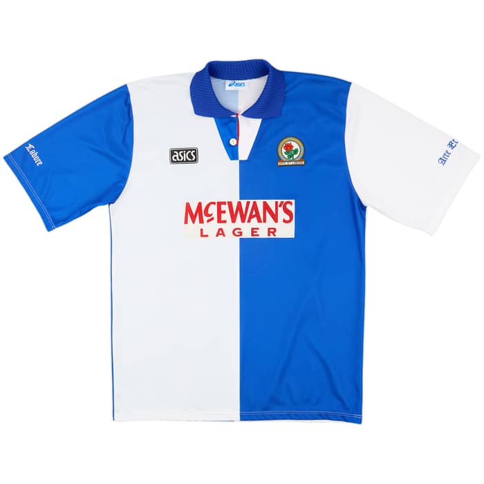 1994-95 Blackburn Home Shirt Shearer #9 - 8/10 - (L)
