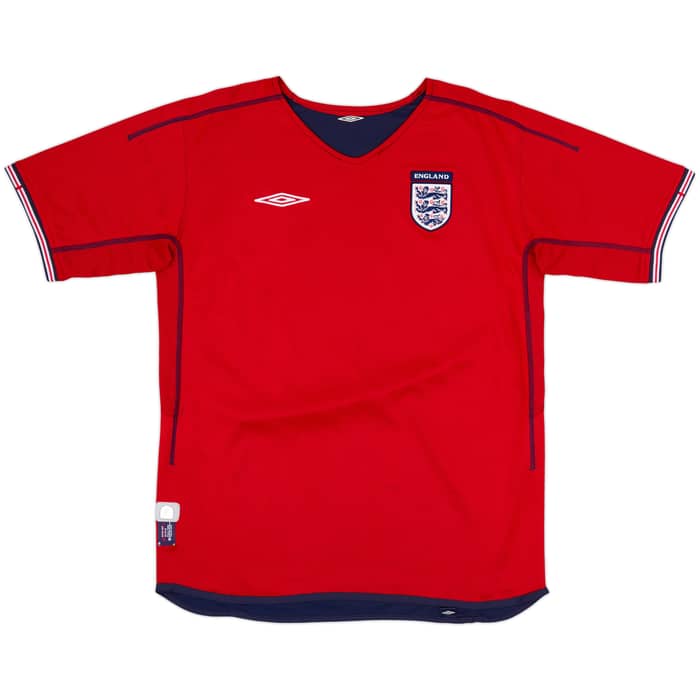 2002-04 England Away Shirt - 3/10 - (XL)