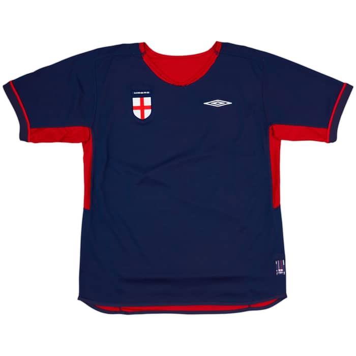 2002-04 England Away Shirt - 3/10 - (XL)