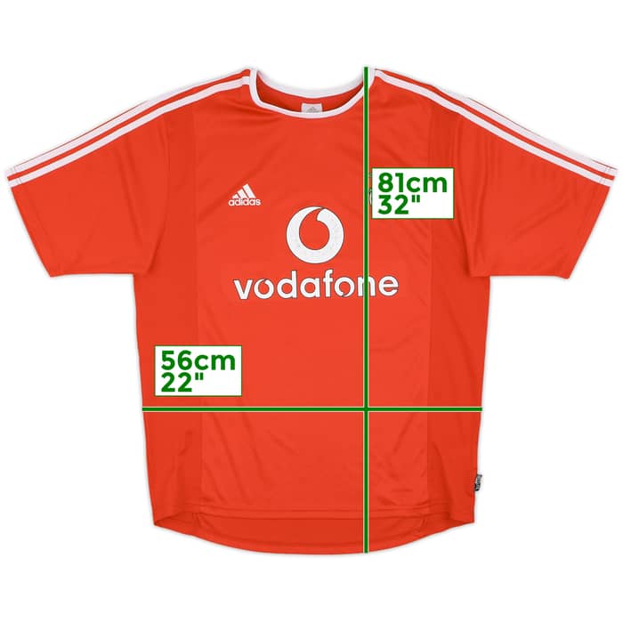 2003-04 Benfica Home Shirt - 6/10 - (L)
