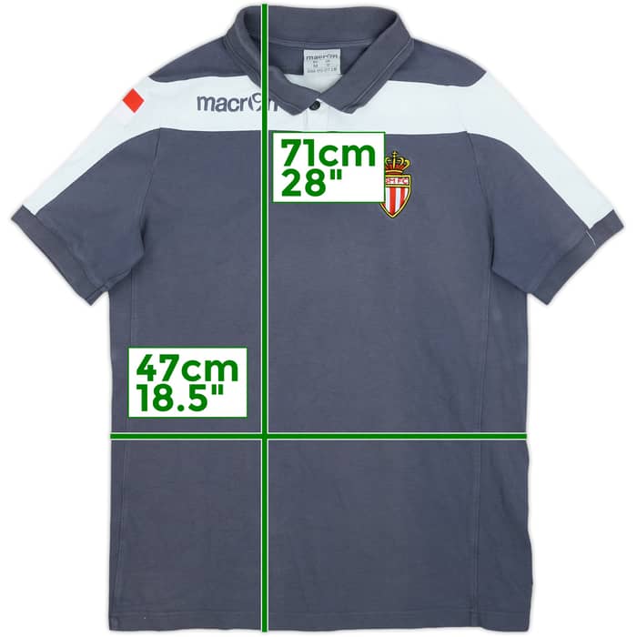 2012-13 Monaco Macron Polo Shirt - 8/10 - (S)