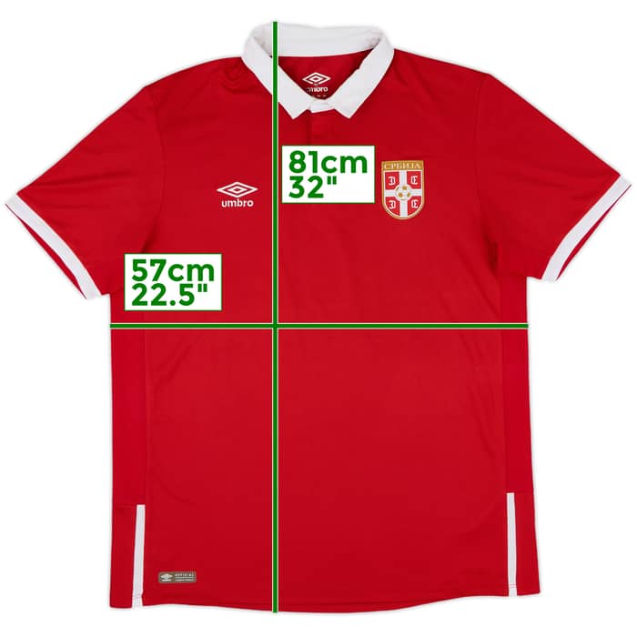 2016-17 Serbia Home Shirt - 9/10 - (XL)