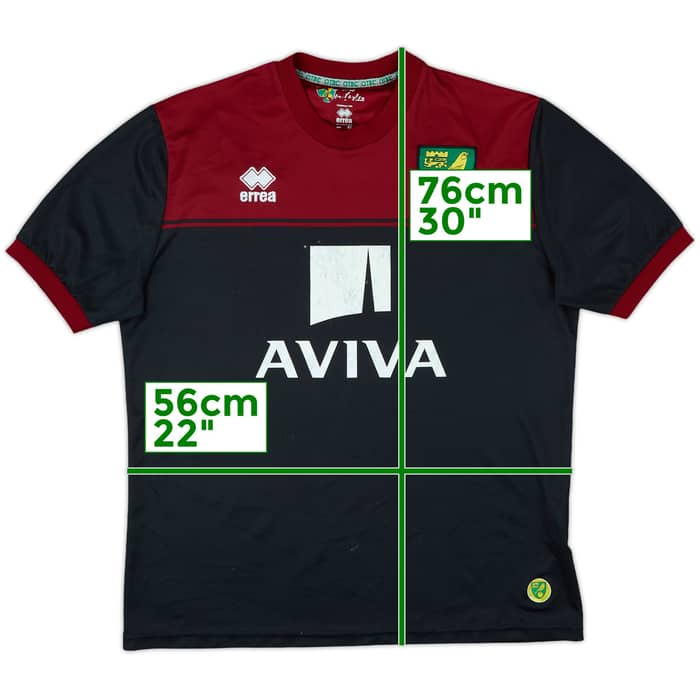 2014-15 Norwich City Errea Training Shirt - 5/10 - (XL)