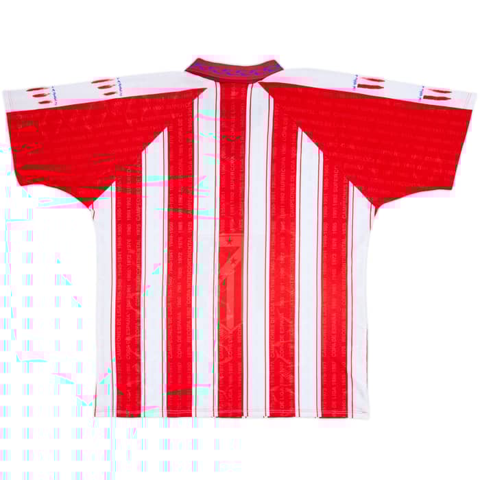 1995-96 Atletico Madrid Home Shirt - 7/10 - (XL)
