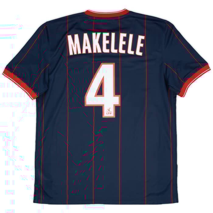 2009-10 Paris Saint-Germain Home Shirt Makelele #4 - 8/10 - (M)
