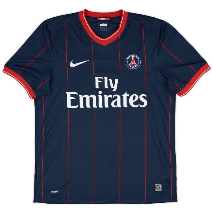 2009-10 Paris Saint-Germain Home Shirt Makelele #4 - 8/10 - (M)