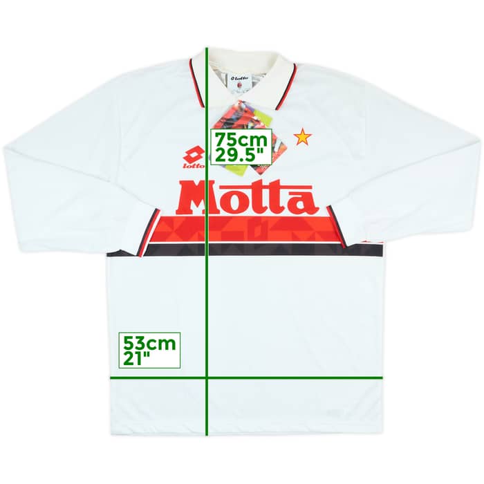 1993-94 AC Milan Away L/S Shirt (XL)