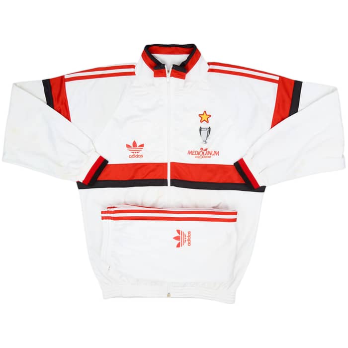 1990-92 AC Milan adidas Tracksuit - 7/10 - (L)