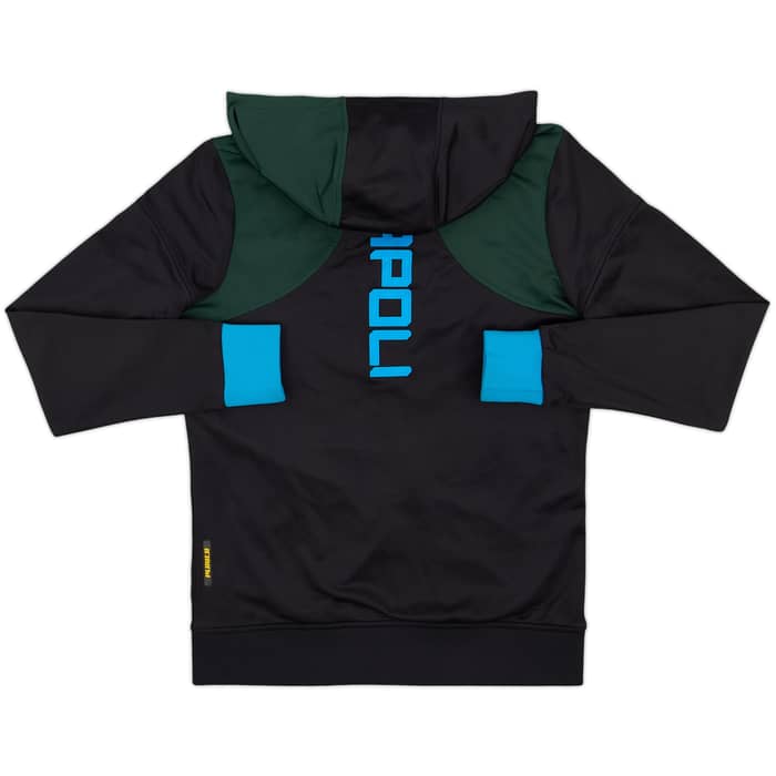 2018-19 Napoli Kappa Hooded Track Jacket - 8/10 - (L.Boys)