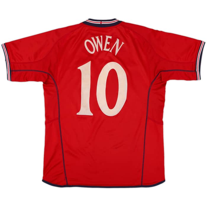 2002-04 England Away Shirt Owen #10 - 5/10 - (XL.Boys)