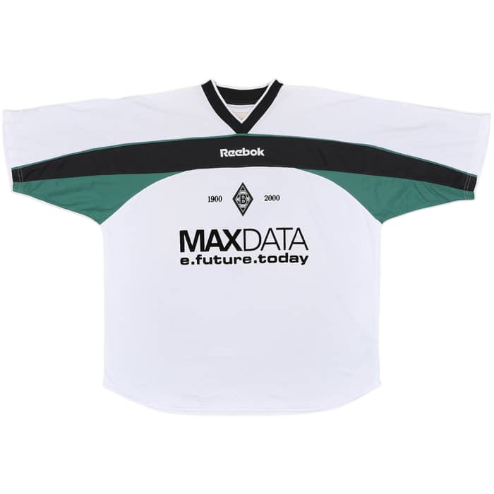 2000-02 Borussia Monchengladbach Signed Home Shirt Van Lent #9 - 8/10 - (XXL)