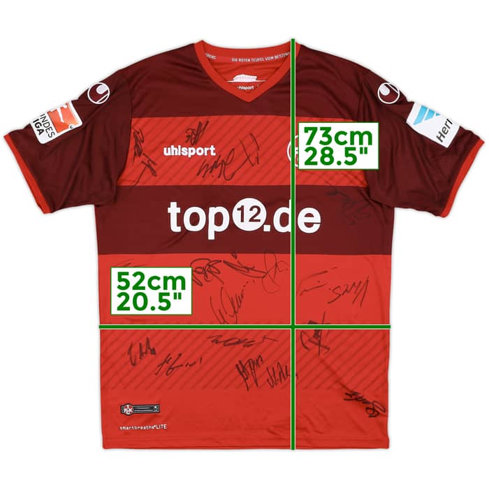 2016-17 Kaiserslautern Signed Home Shirt - 8/10 - (M)