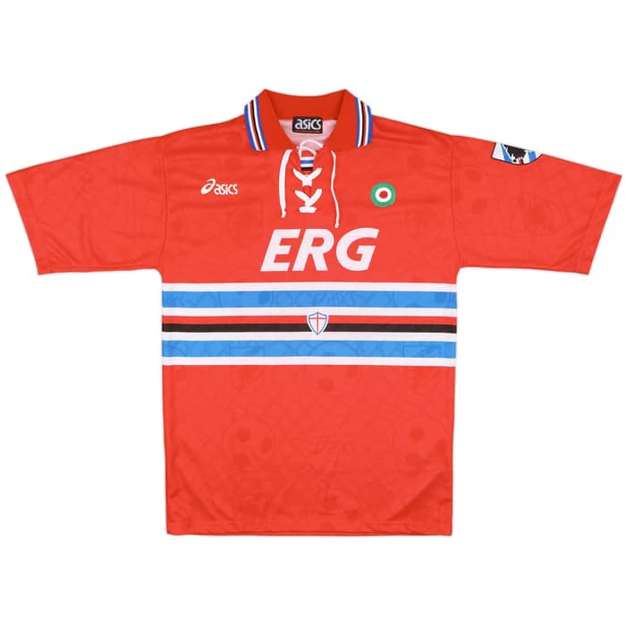 1994-95 Sampdoria Signed Third Shirt #10 (Mancini) - 8/10 - (XL)