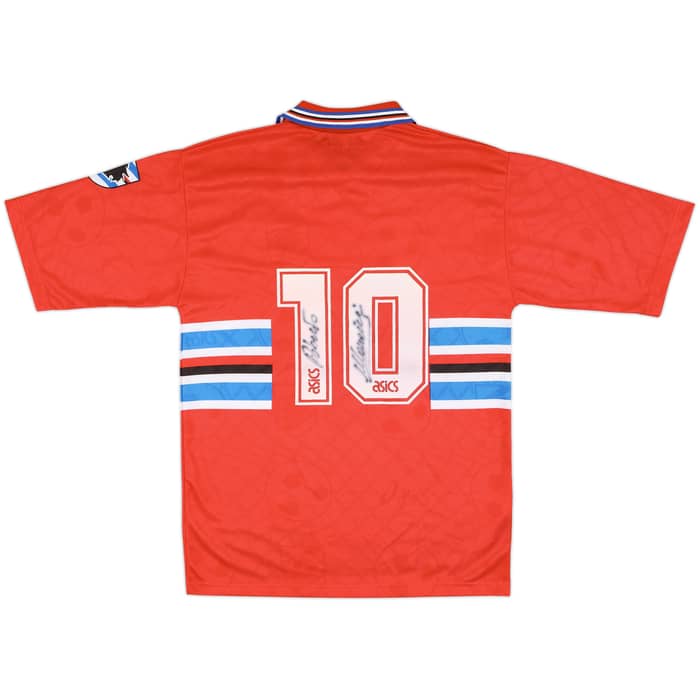 1994-95 Sampdoria Signed Third Shirt #10 (Mancini) - 8/10 - (XL)