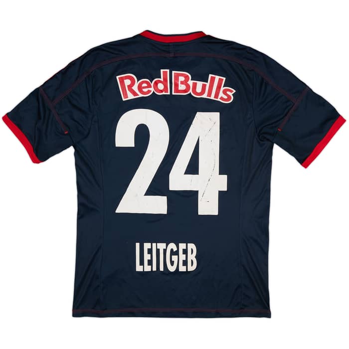 2011-12 Red Bull Salzburg Signed Away Shirt Leitgeb #24 - 6/10 - (M)
