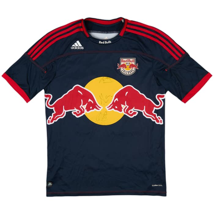 2011-12 Red Bull Salzburg Signed Away Shirt Leitgeb #24 - 6/10 - (M)