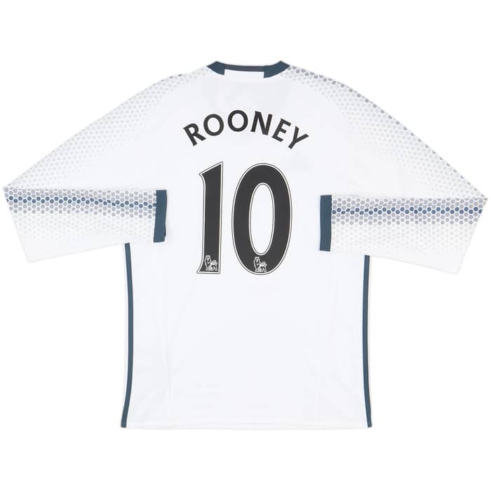 2016-17 Manchester United Third L/S Shirt Rooney #10 (M)